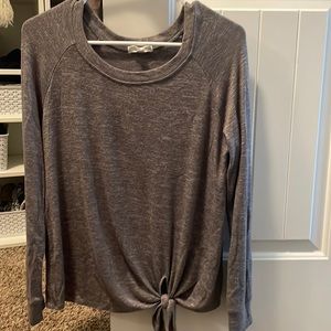Gray long sleeve